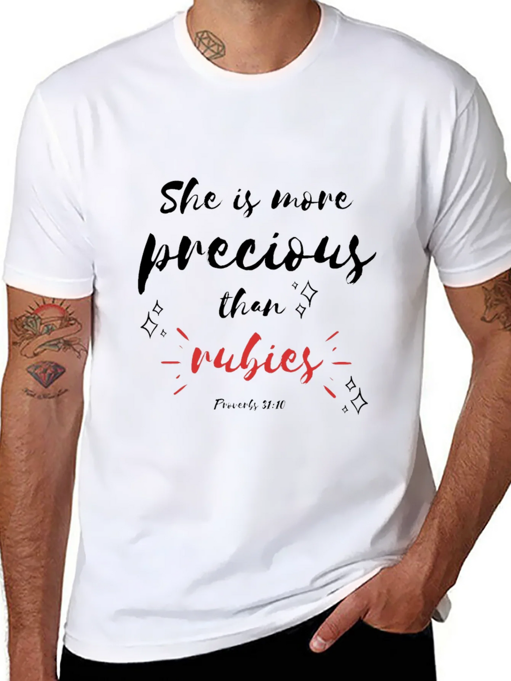Precious Rubies Black T-Shirt product image 10