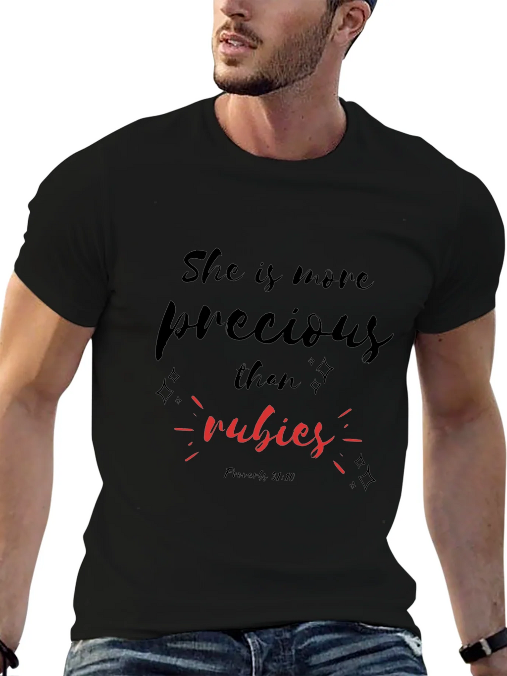 Precious Rubies Black T-Shirt product image 9