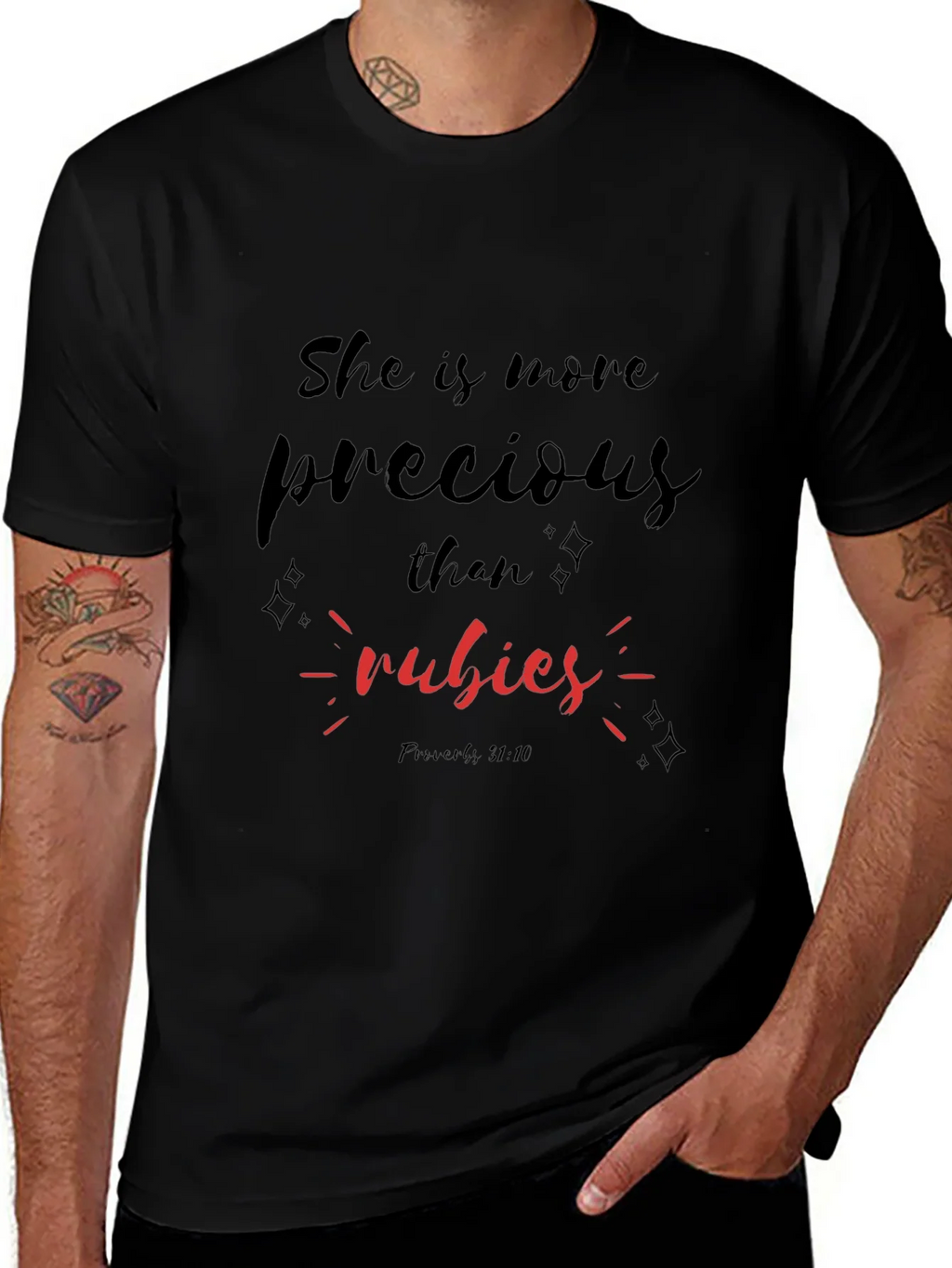 Precious Rubies Black T-Shirt product image 1