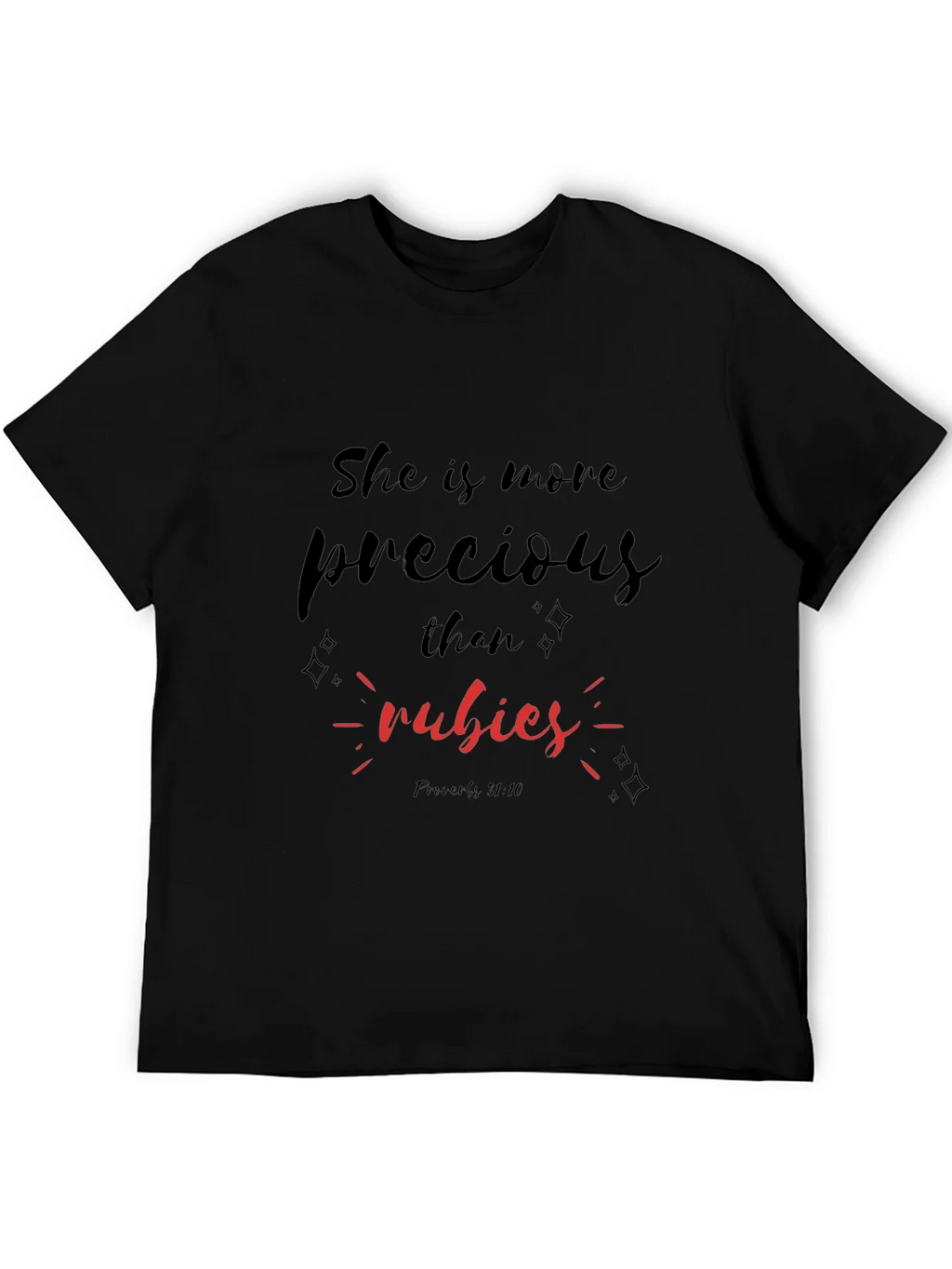 Precious Rubies Black T-Shirt product image 8