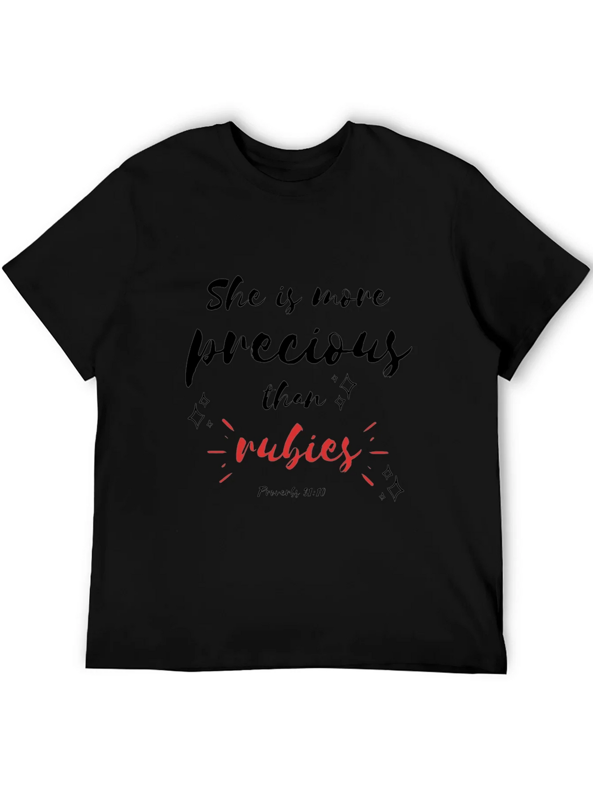Precious Rubies Black T-Shirt product image 8