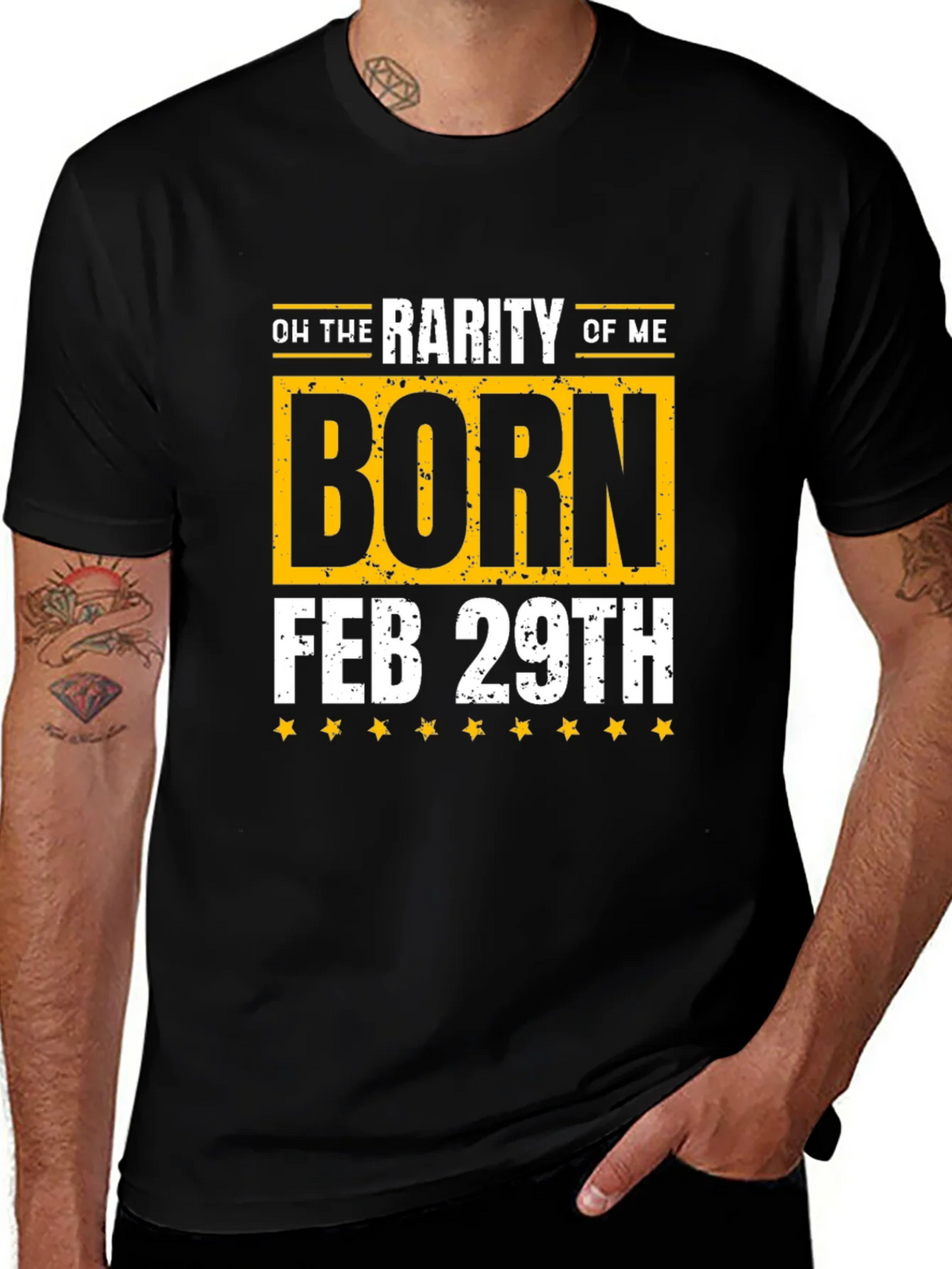 Born Feb 29th Leap Year Birthday T-Shirt product image 1