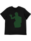 Green Silhouette Graphic Tee - Black product image 1