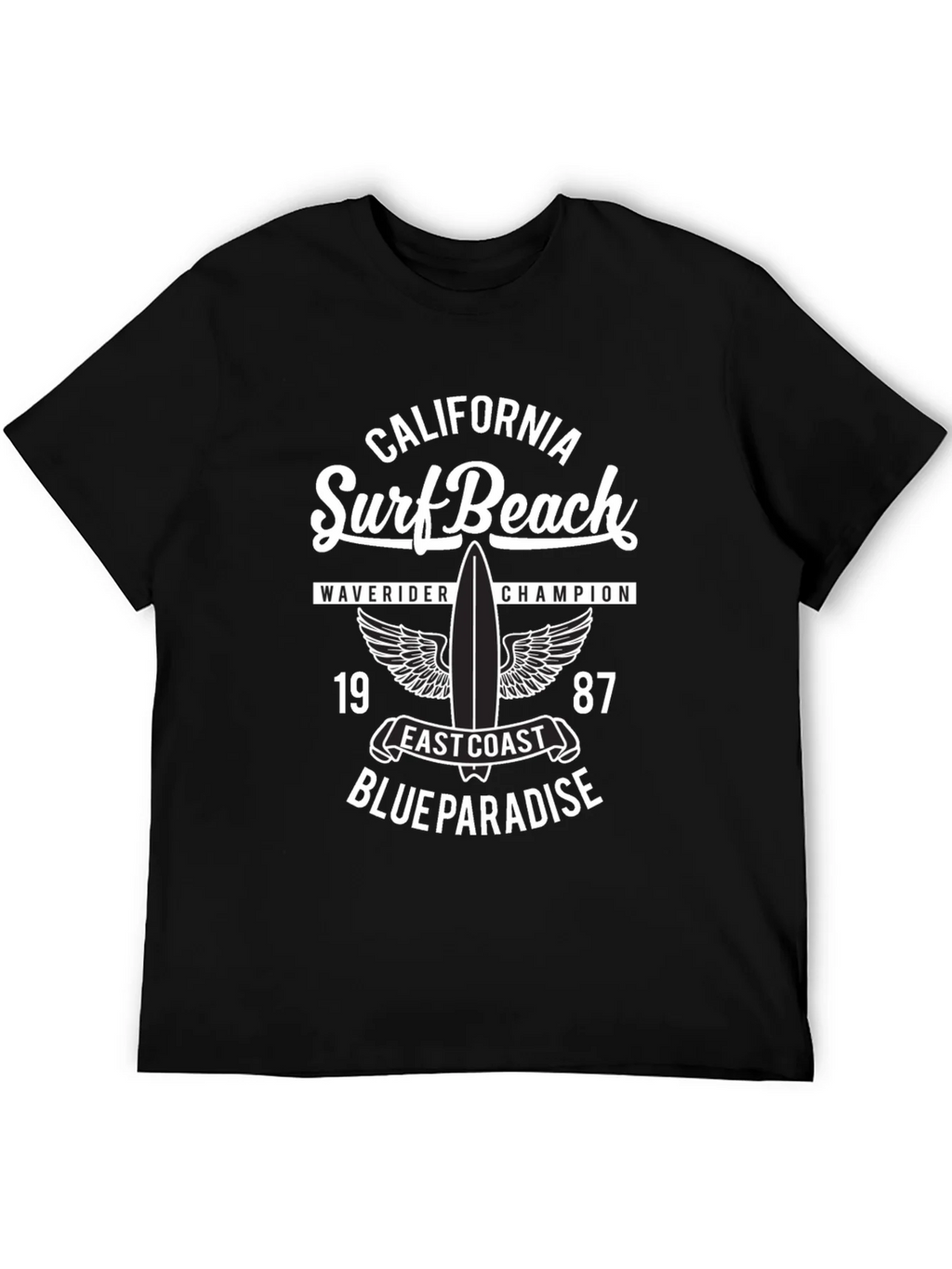 California Surf Beach Graphic T-Shirt product image 8