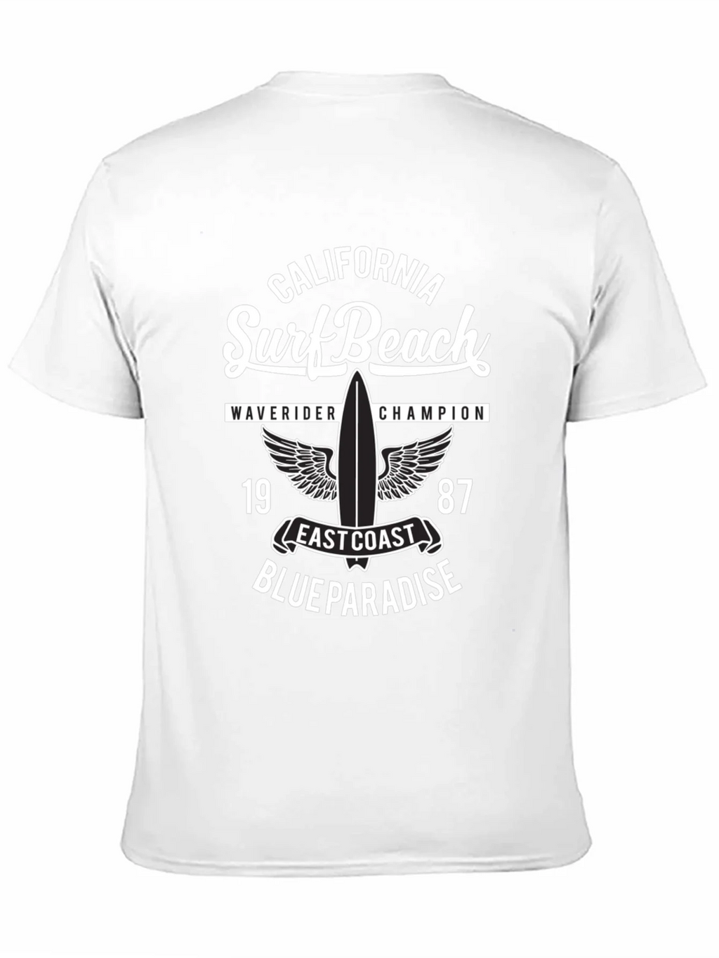 California Surf Beach Graphic T-Shirt product image 2