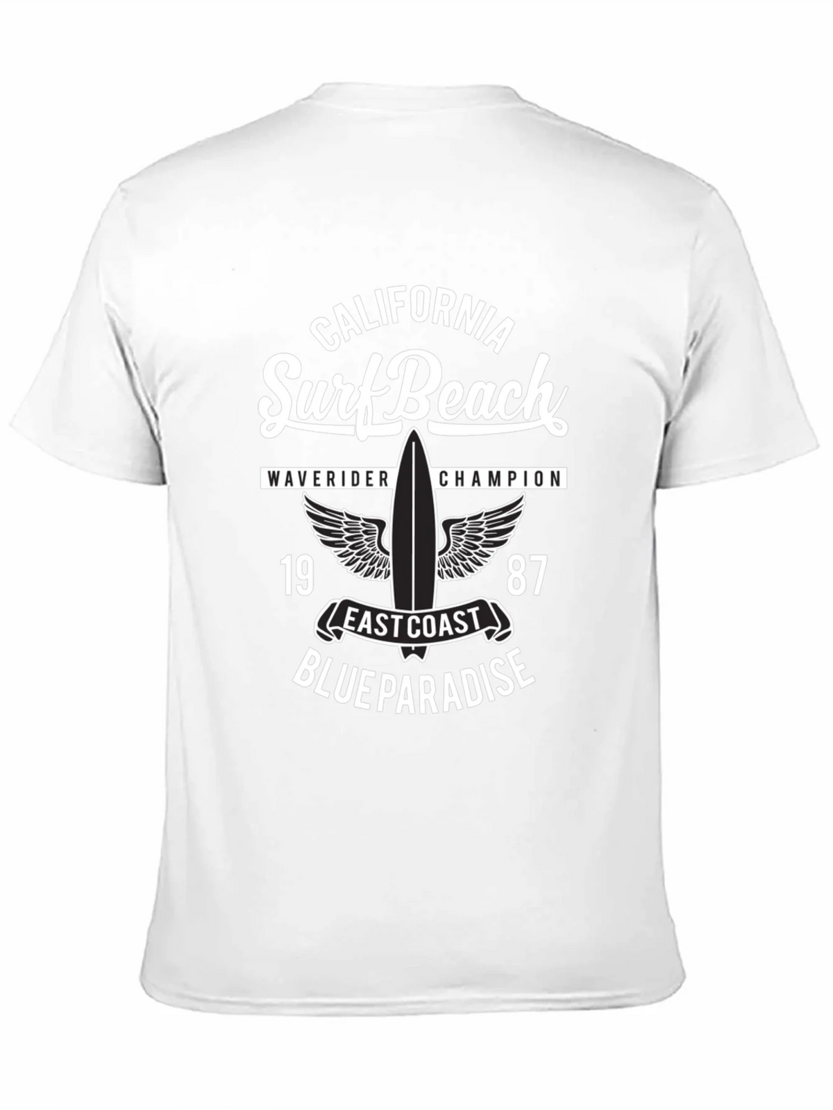 California Surf Beach Graphic T-Shirt product image 2