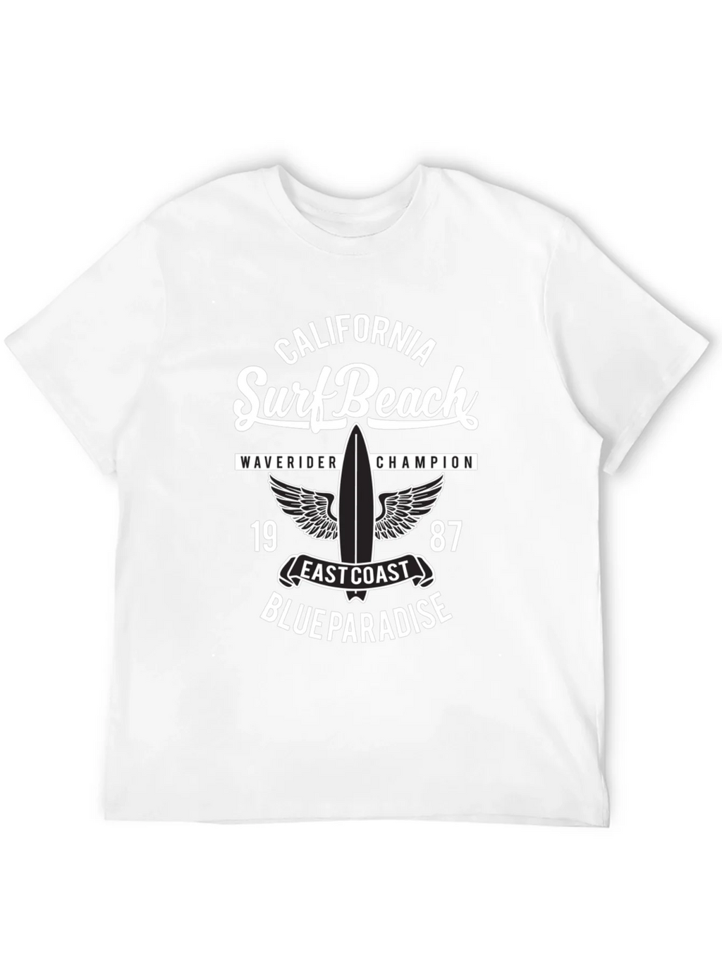 California Surf Beach Graphic T-Shirt product image 3