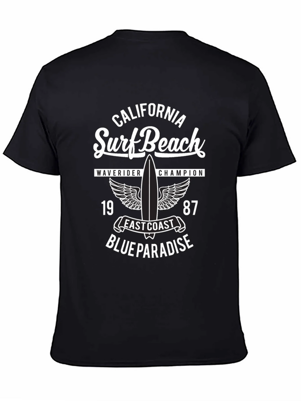 California Surf Beach Graphic T-Shirt product image 7
