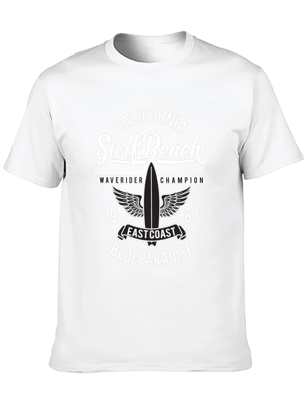 California Surf Beach Graphic T-Shirt product image 12