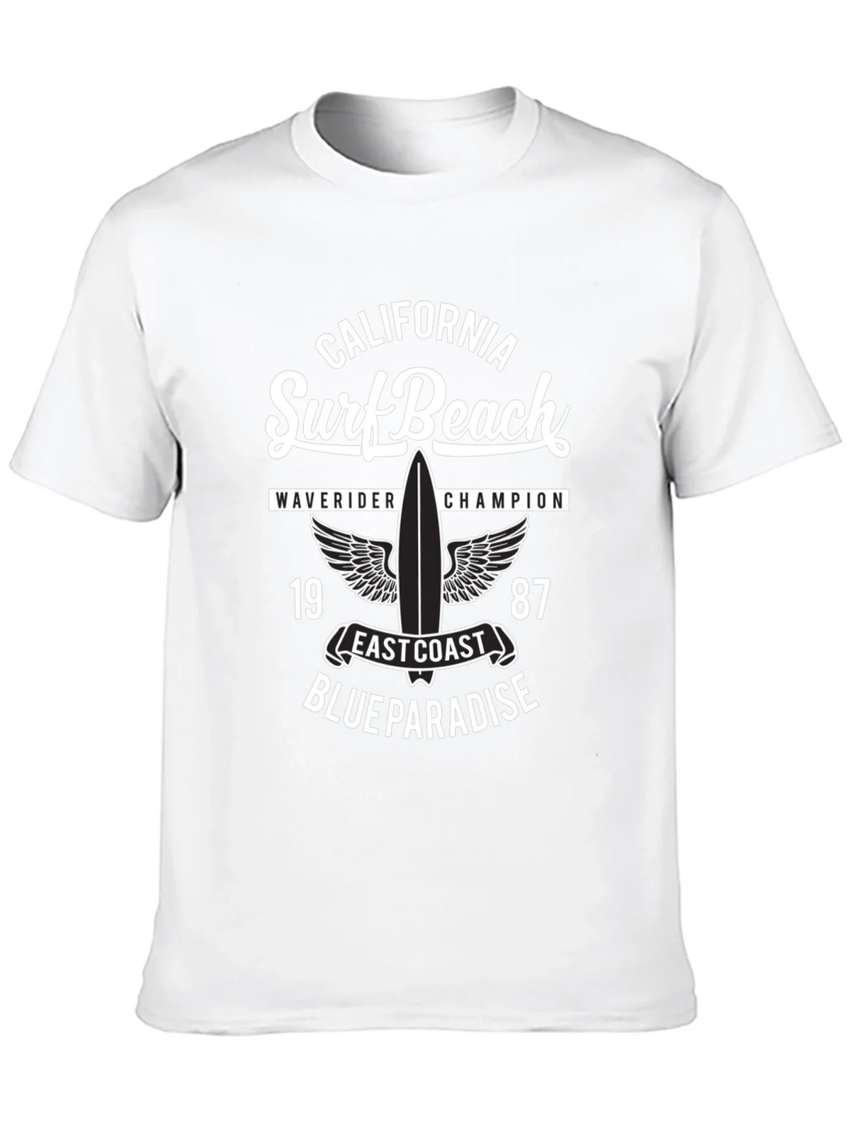 California Surf Beach Graphic T-Shirt product image 12