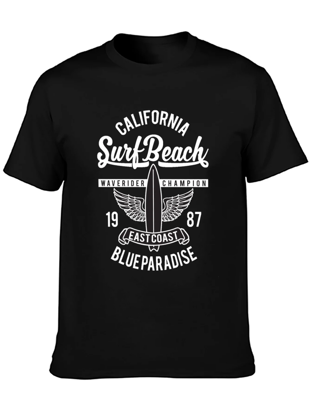 California Surf Beach Graphic T-Shirt product image 6