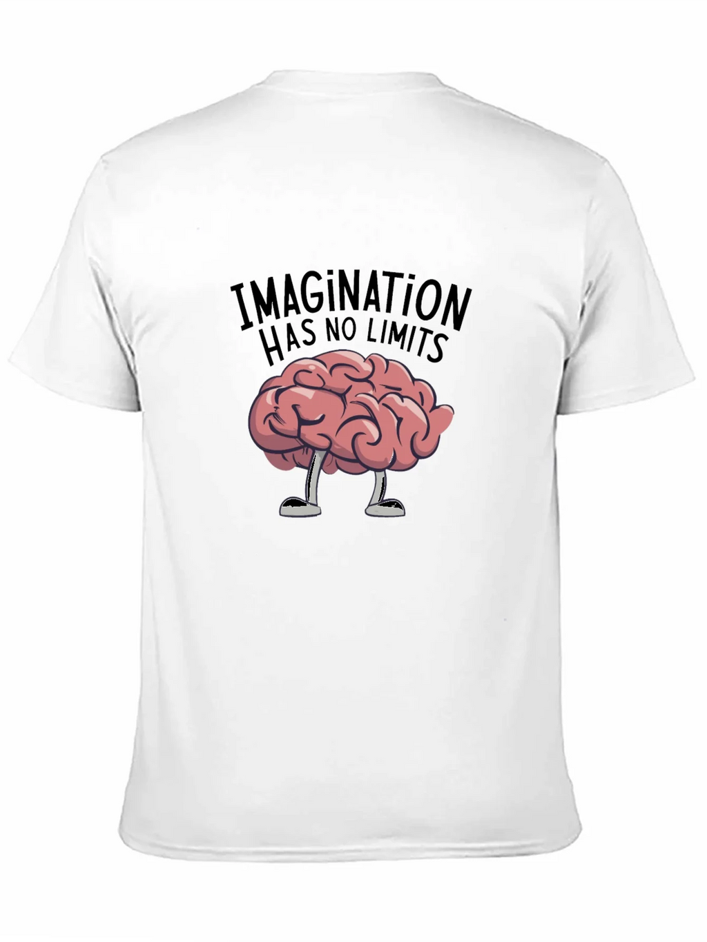 Imagination Has No Limits Brain Graphic Tee product image 2