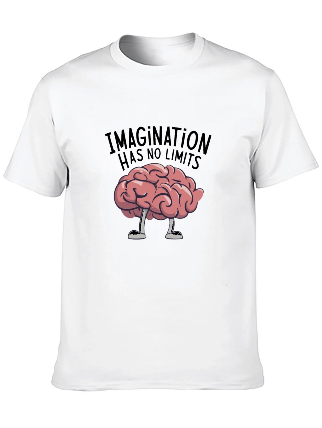 Imagination Has No Limits Brain Graphic Tee product image 12