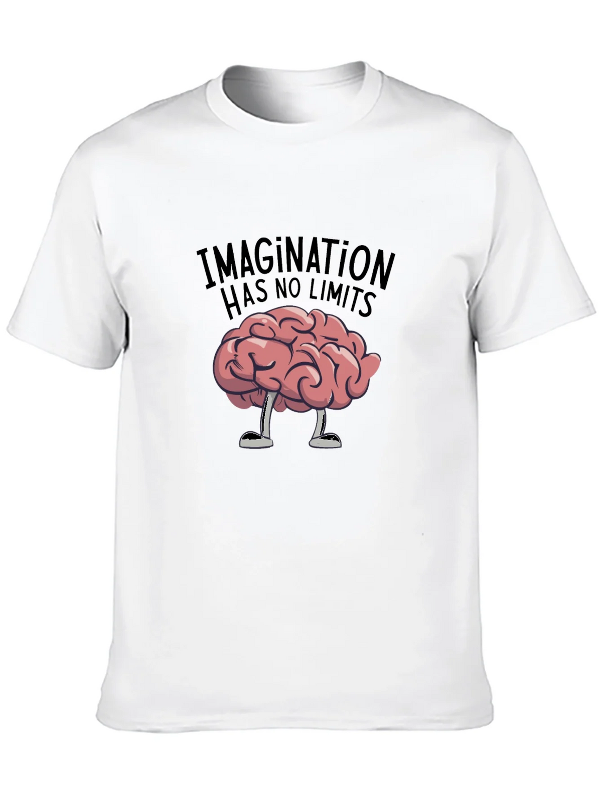 Imagination Has No Limits Brain Graphic Tee product image 12