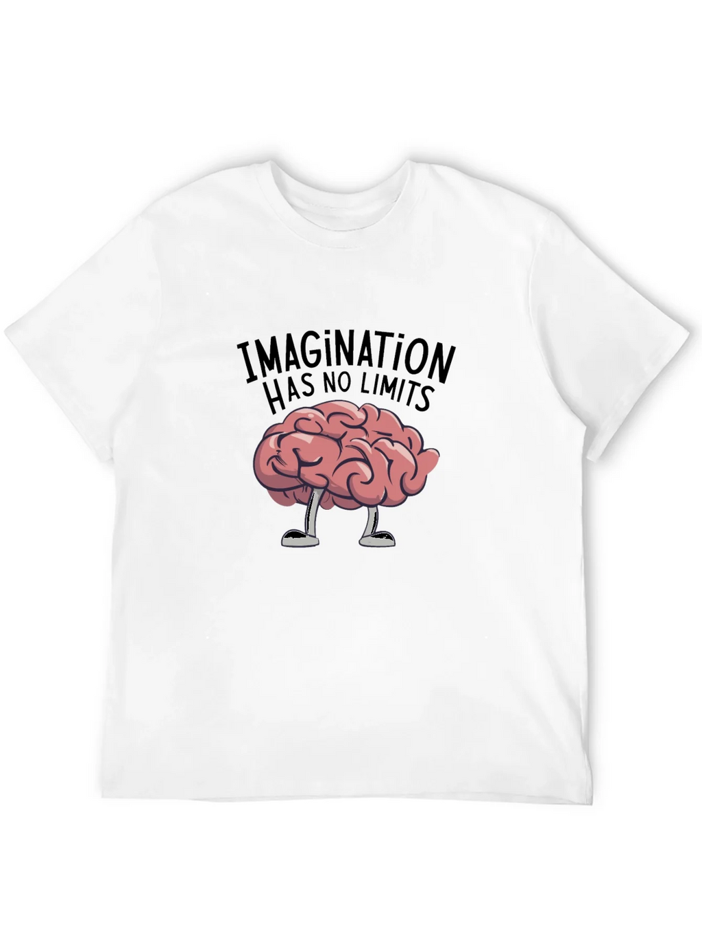 Imagination Has No Limits Brain Graphic Tee product image 3