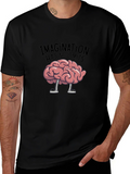 Imagination Has No Limits Brain Graphic Tee product image 1