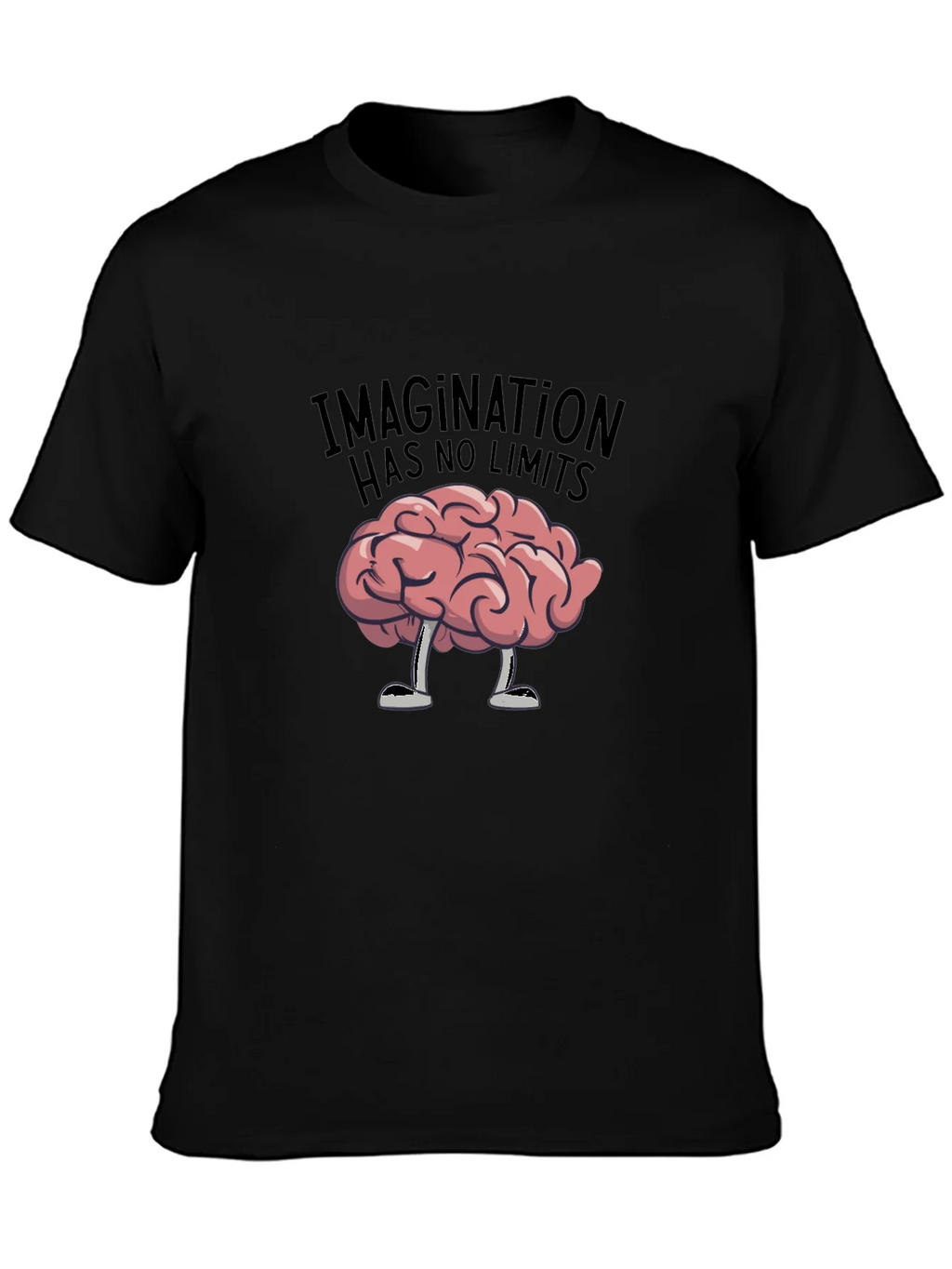 Imagination Has No Limits Brain Graphic Tee product image 6
