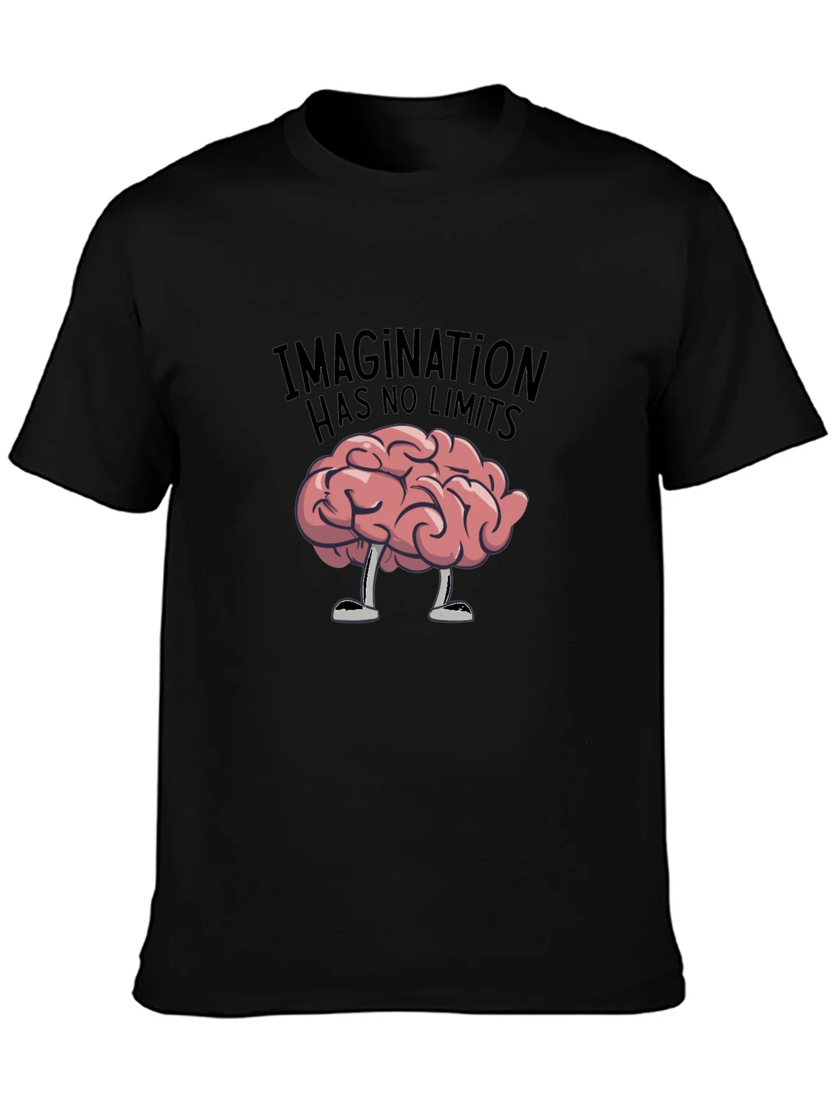 Imagination Has No Limits Brain Graphic Tee product image 6