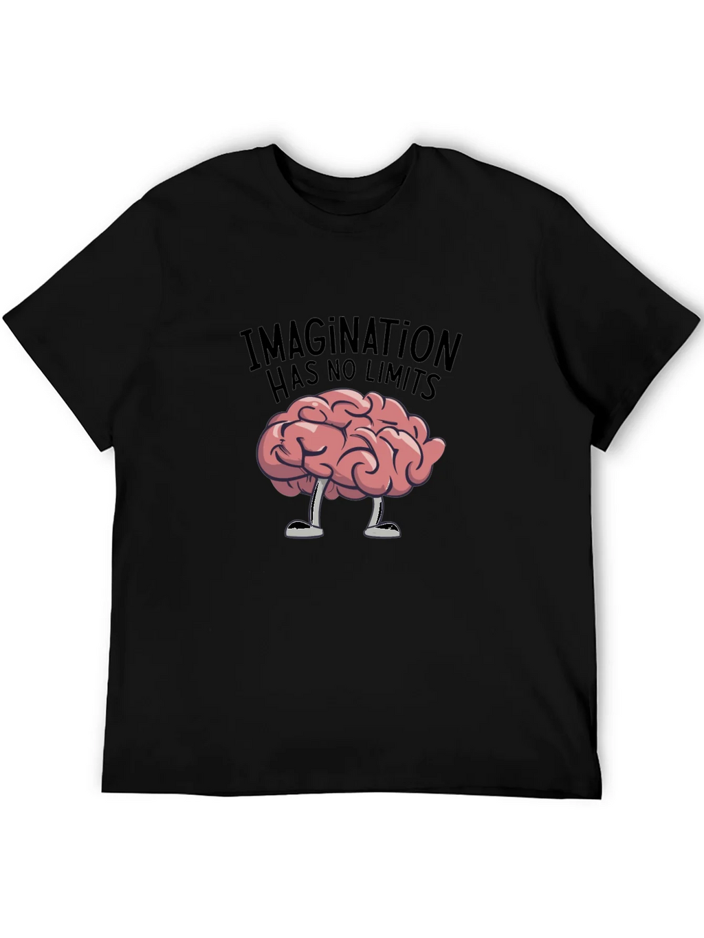 Imagination Has No Limits Brain Graphic Tee product image 8