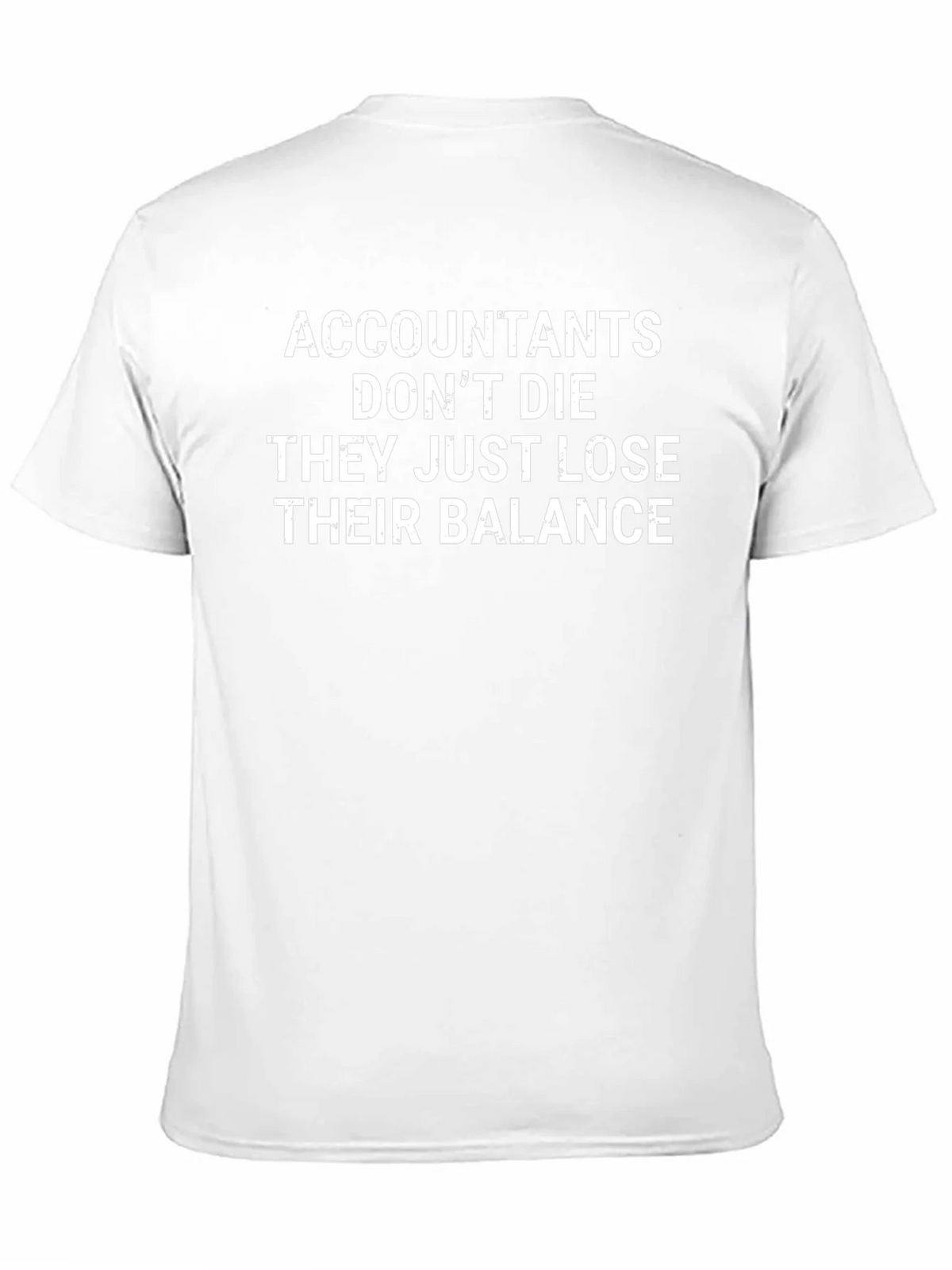 Accountants Lose Balance Graphic Tee - Black product image 2