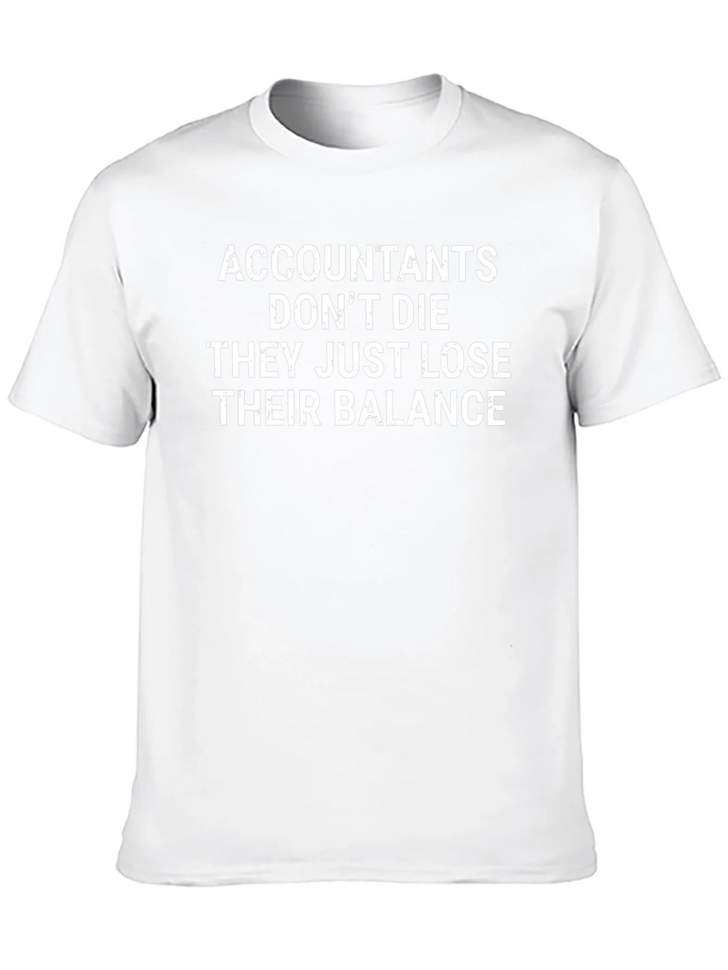 Accountants Lose Balance Graphic Tee - Black product image 11