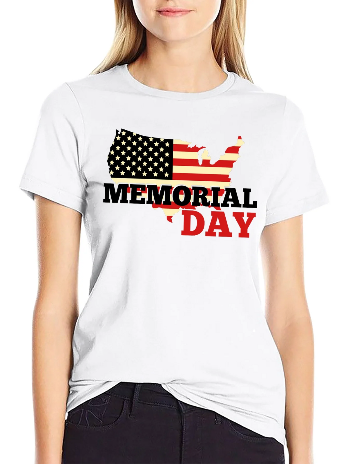 Memorial Day USA Flag T-Shirt product image 11