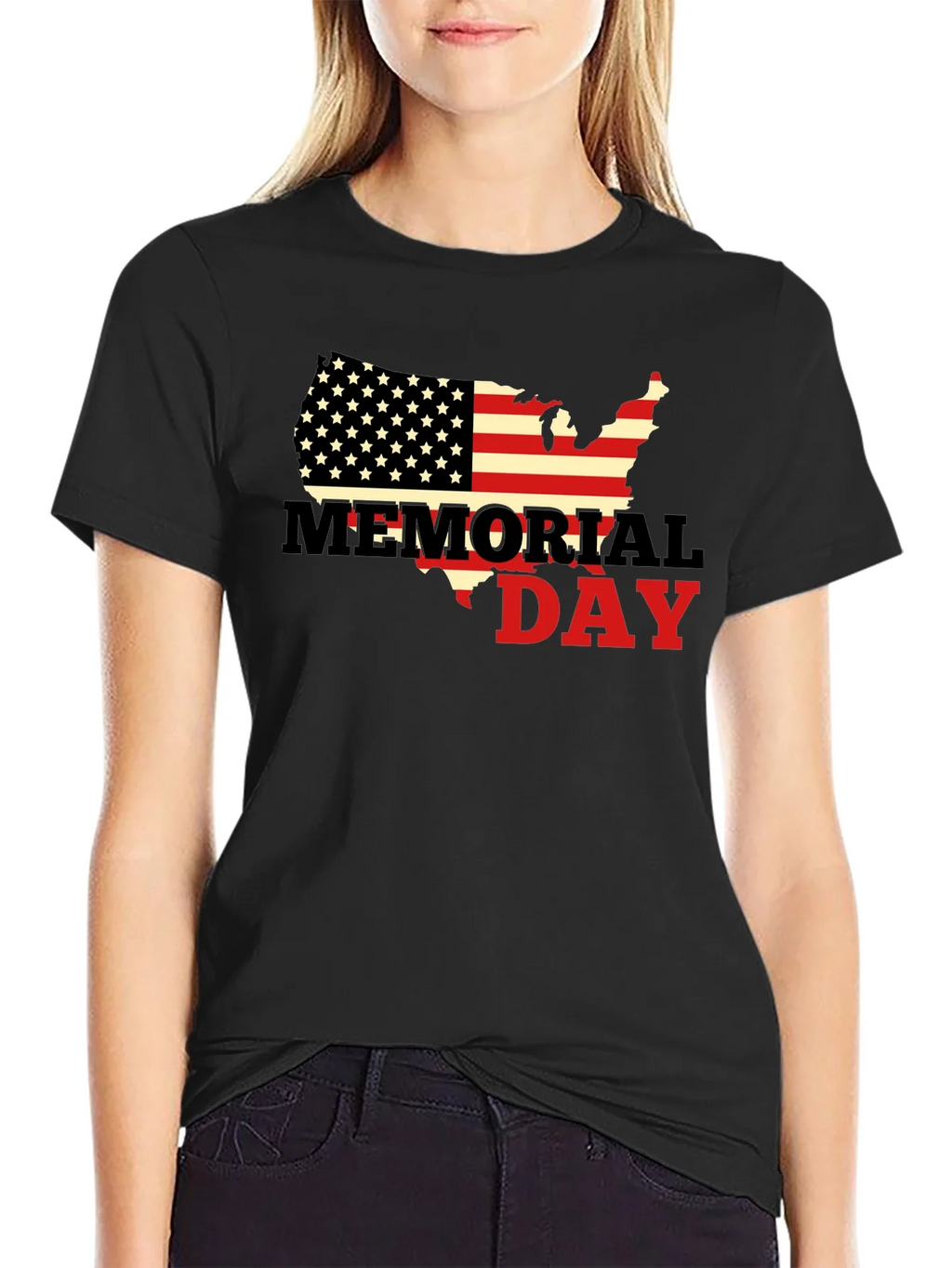 Memorial Day USA Flag T-Shirt product image 5