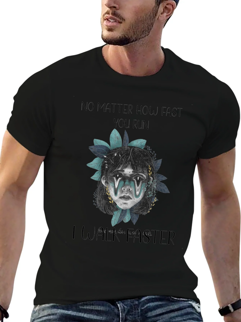 No Matter How Fast Graphic Print Tee product image 9