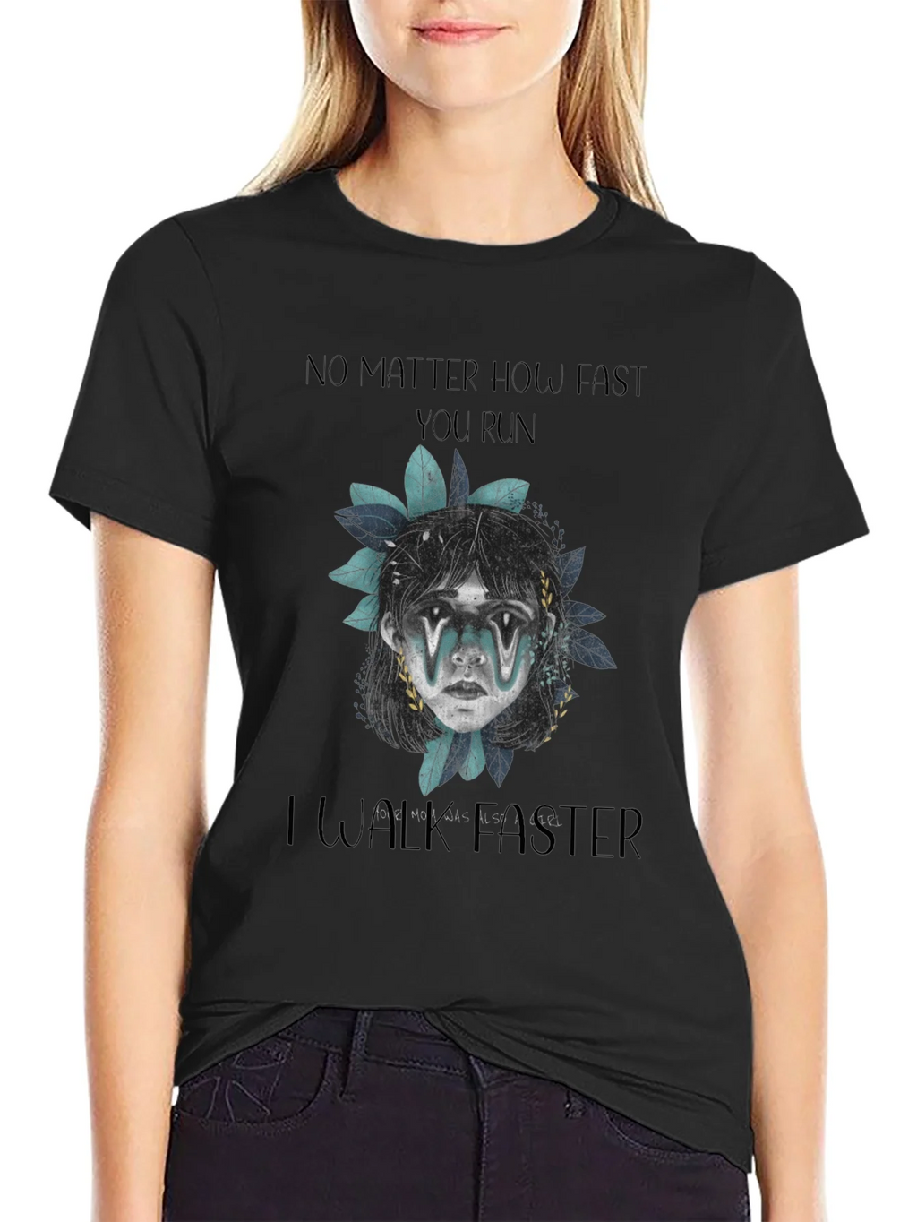 No Matter How Fast Graphic Print Tee product image 5