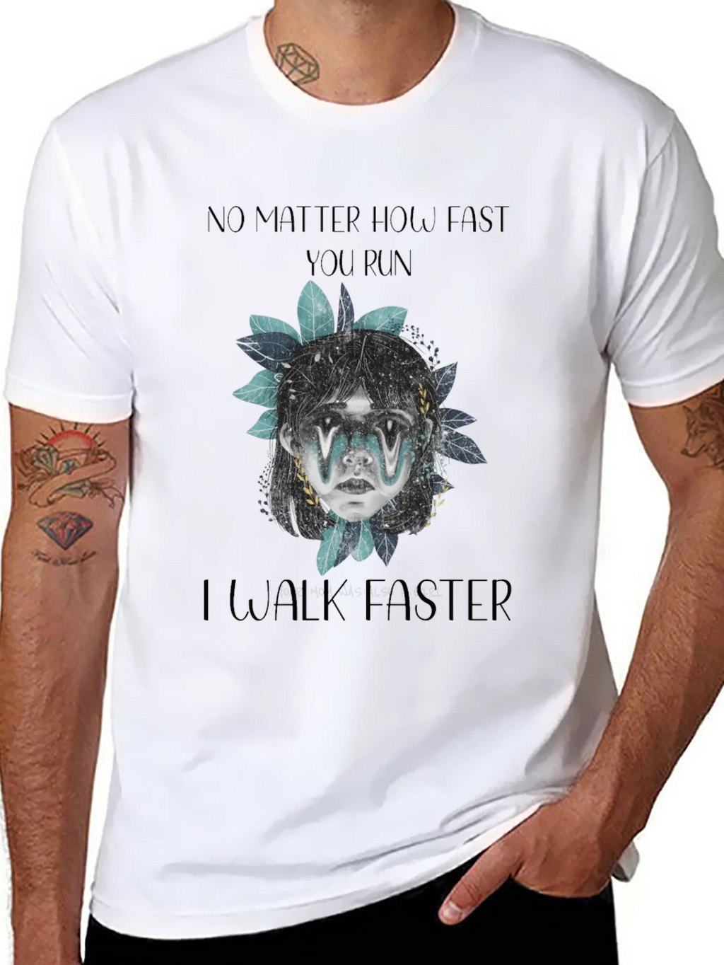 No Matter How Fast Graphic Print Tee product image 10