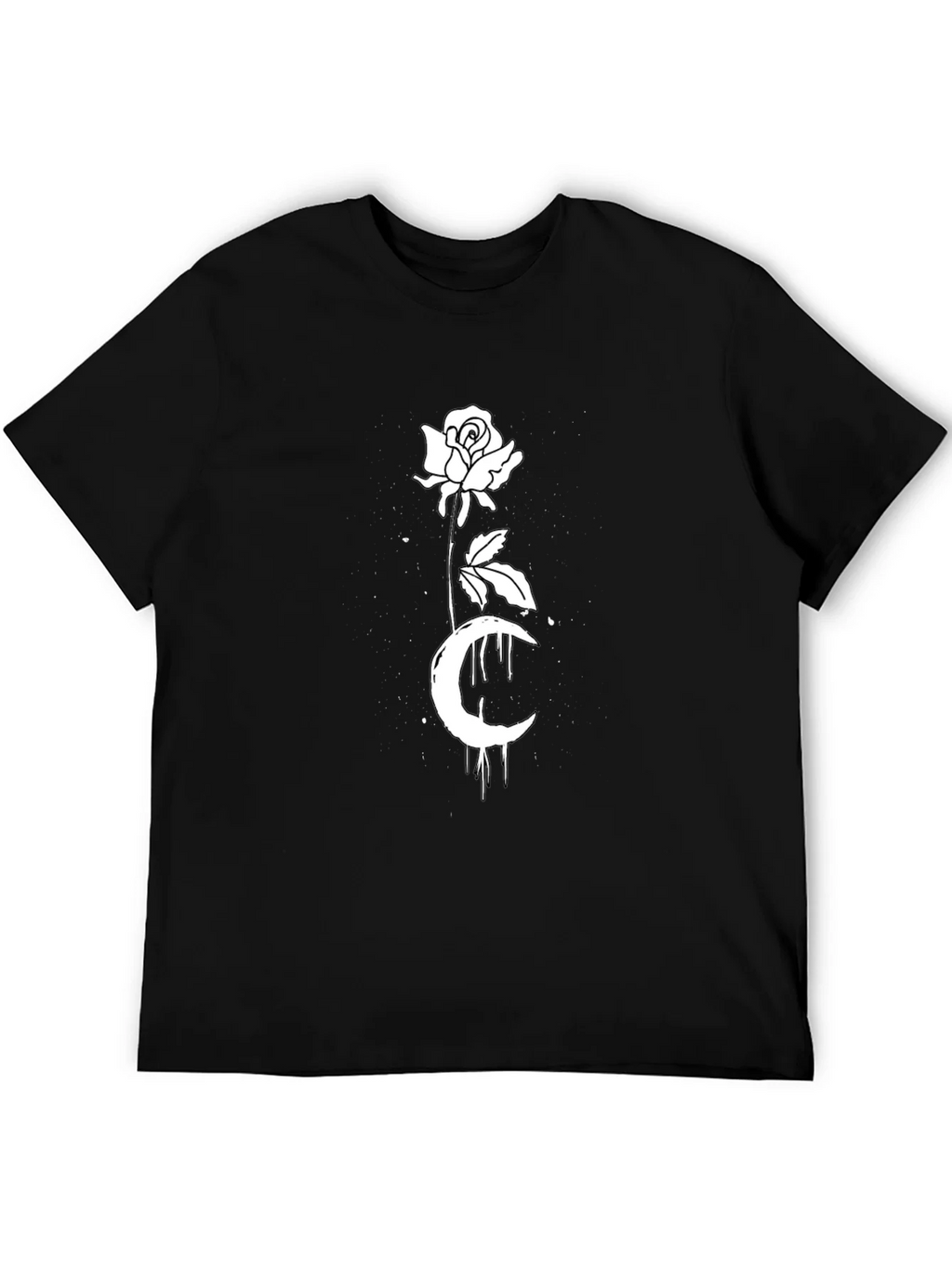 Rose Moon Graphic Tee - Black product image 8
