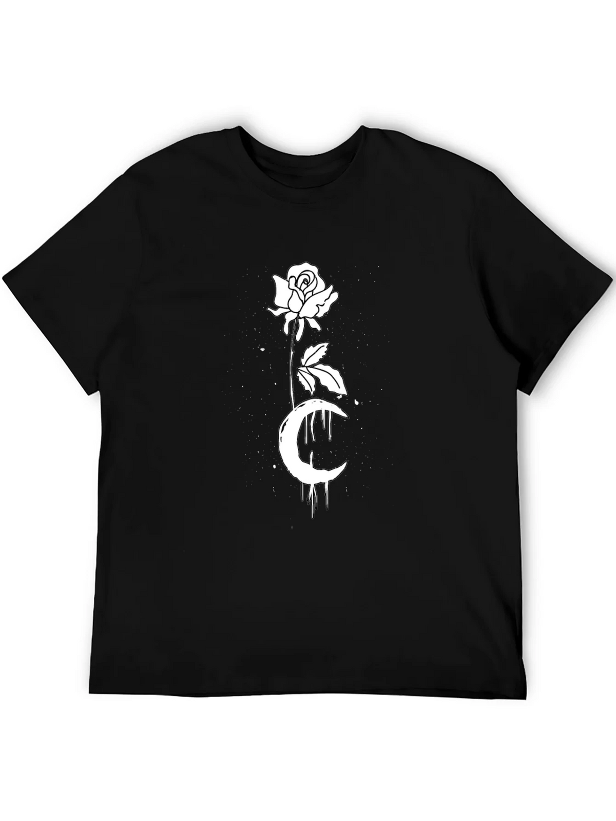 Rose Moon Graphic Tee - Black product image 8