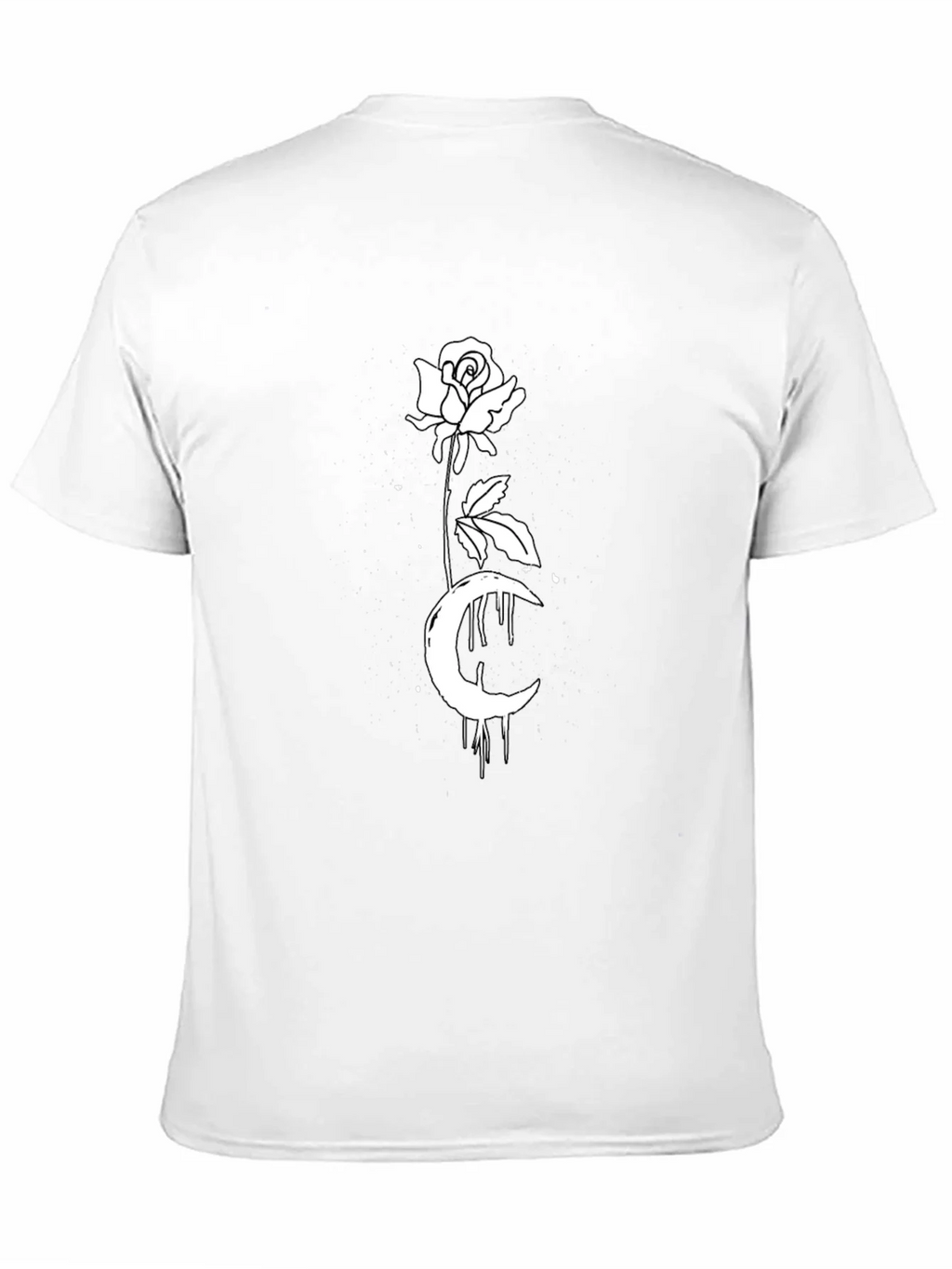 Rose Moon Graphic Tee - Black product image 2