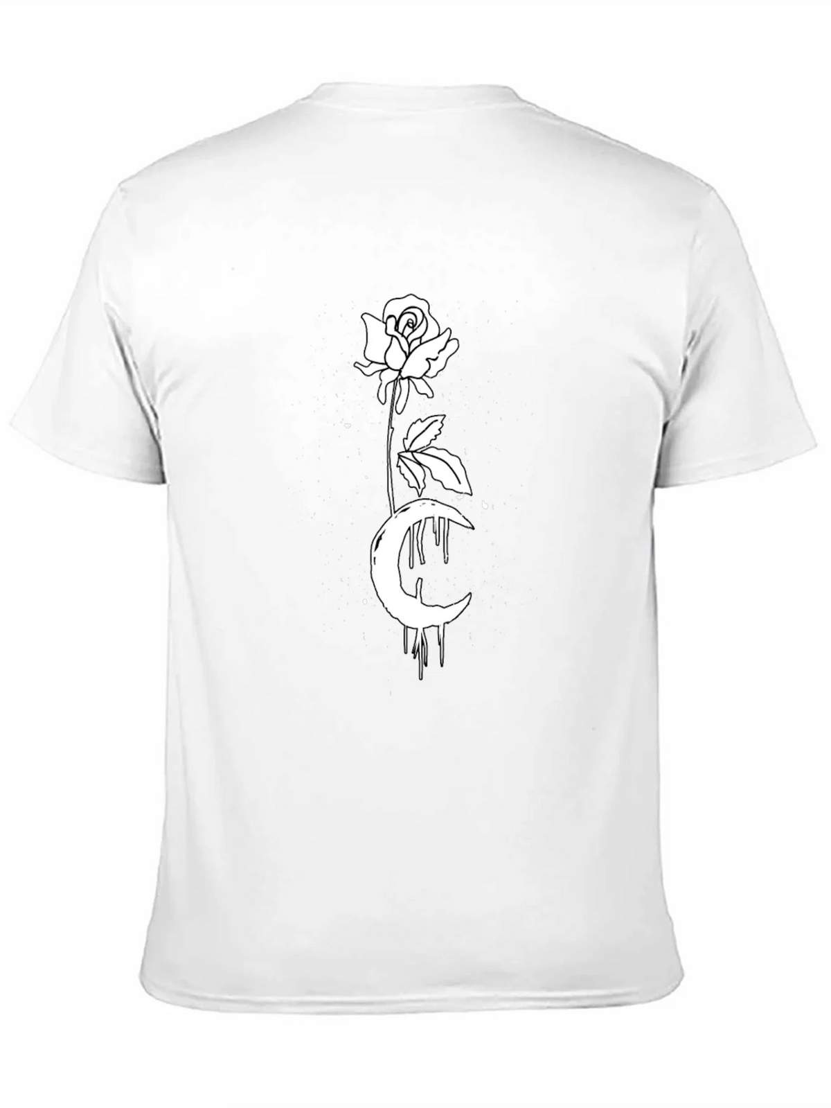 Rose Moon Graphic Tee - Black product image 2