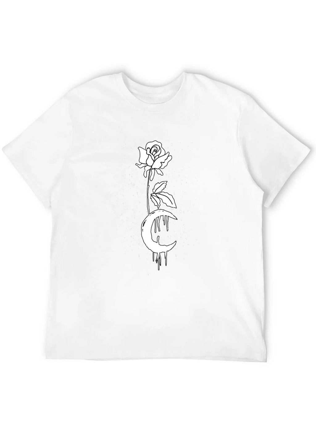 Rose Moon Graphic Tee - Black product image 3