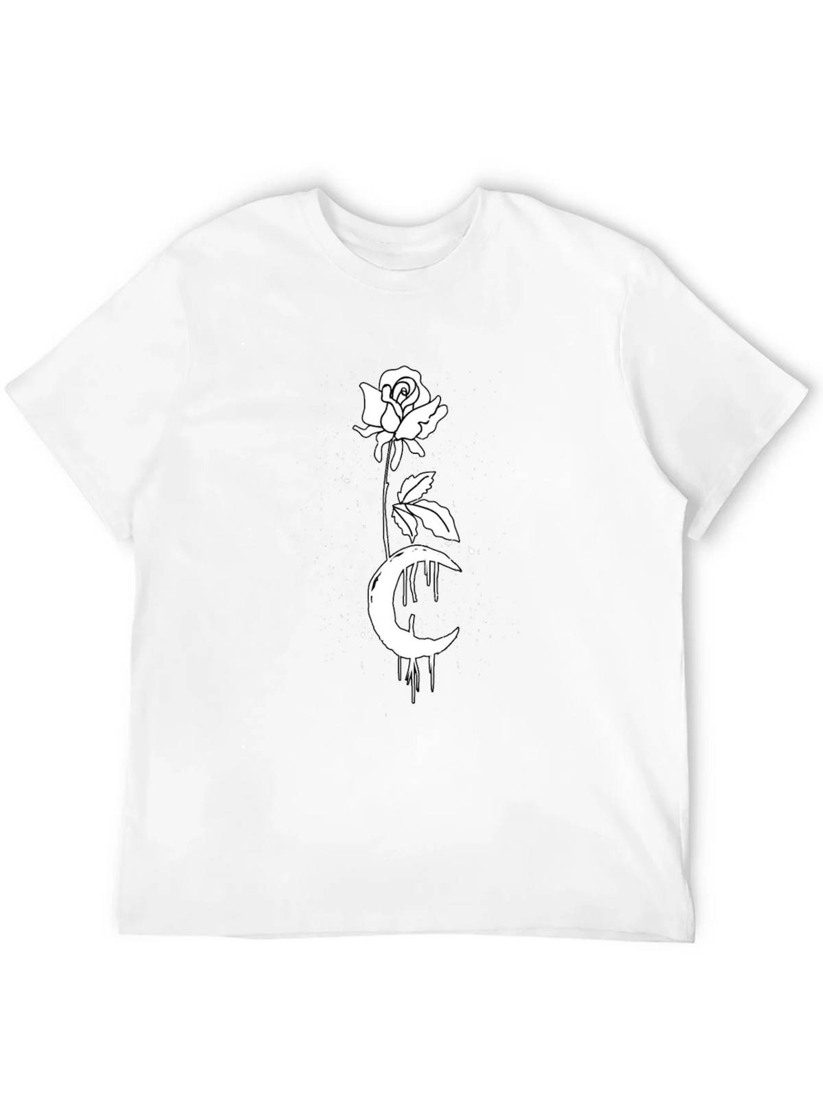 Rose Moon Graphic Tee - Black product image 3