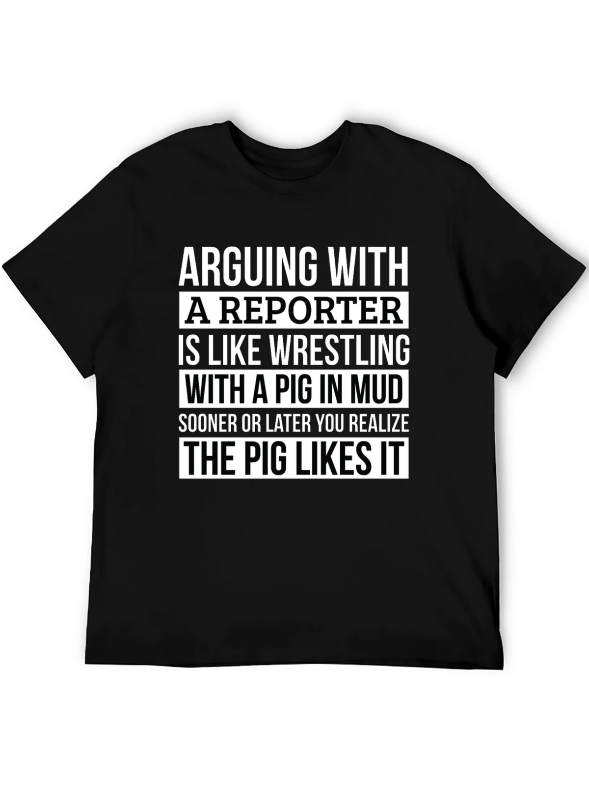 Arguing with a Reporter T-Shirt product image 8