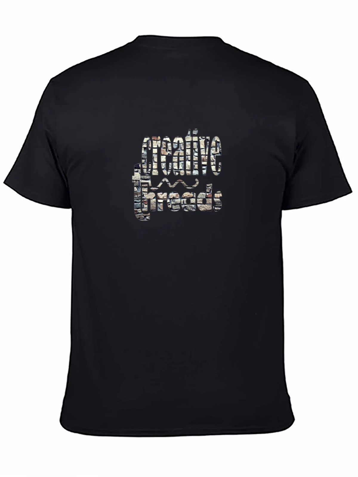 Creative Threads Graphic Black T-Shirt product image 7