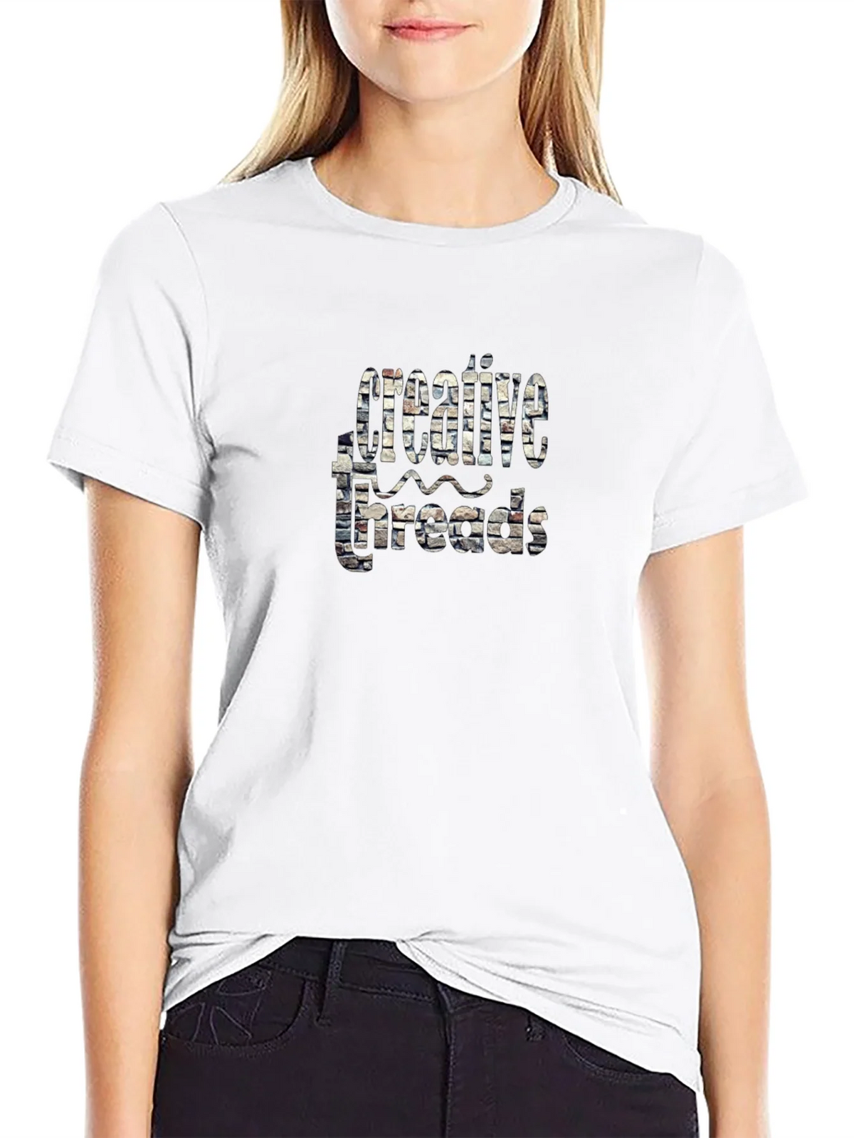 Creative Threads Graphic Black T-Shirt product image 11