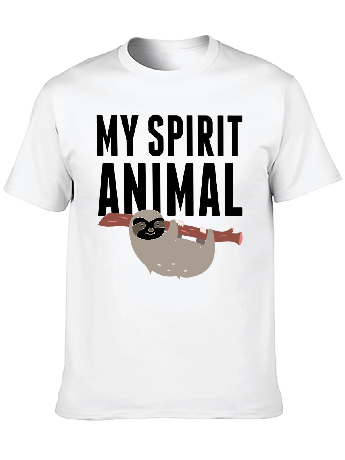 My Spirit Animal Sloth Graphic Tee - Black product image 2