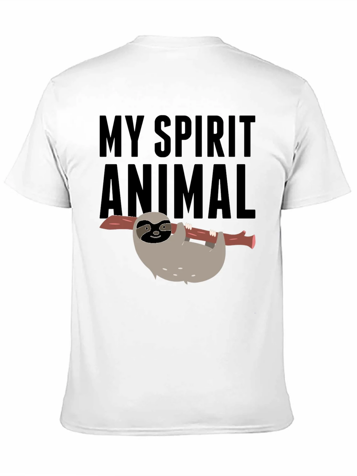 My Spirit Animal Sloth Graphic Tee - Black product image 3