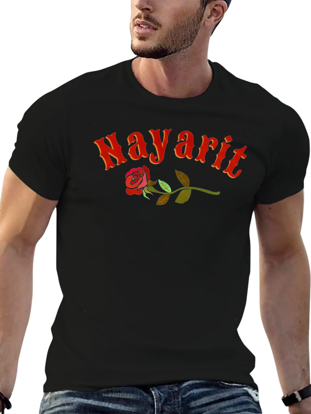 Nayarit Rose Graphic T-Shirt product image 7
