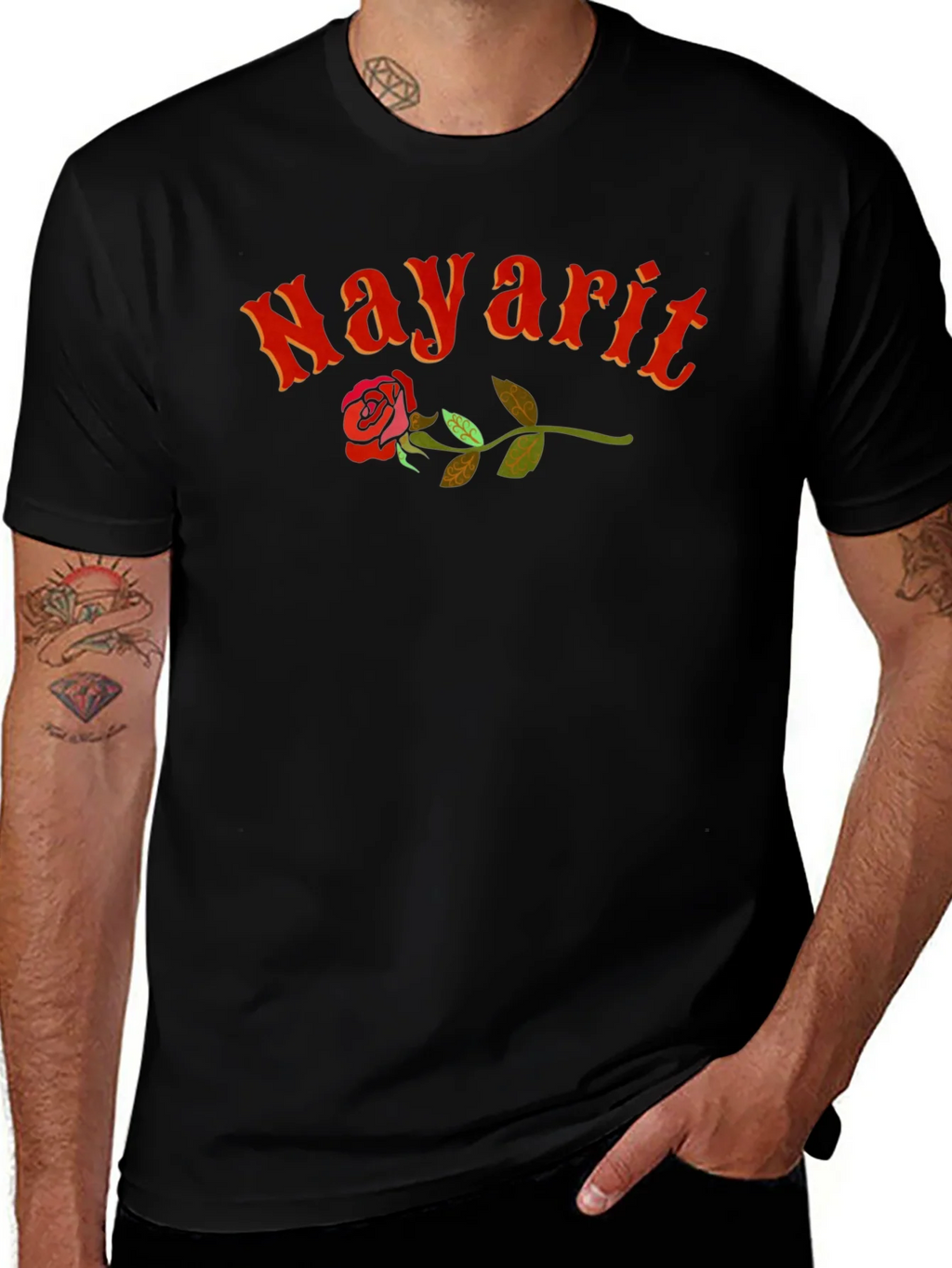 Nayarit Rose Graphic T-Shirt product image 1