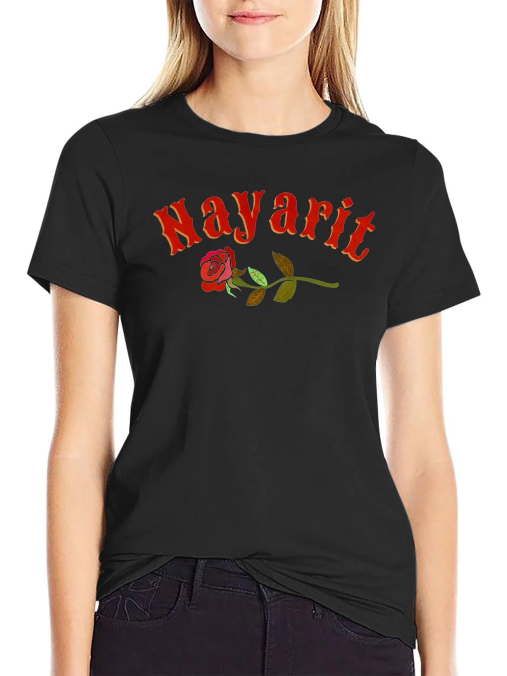 Nayarit Rose Graphic T-Shirt product image 3