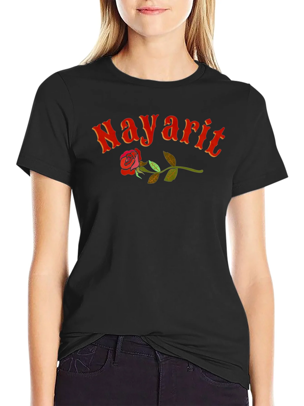 Nayarit Rose Graphic T-Shirt product image 3