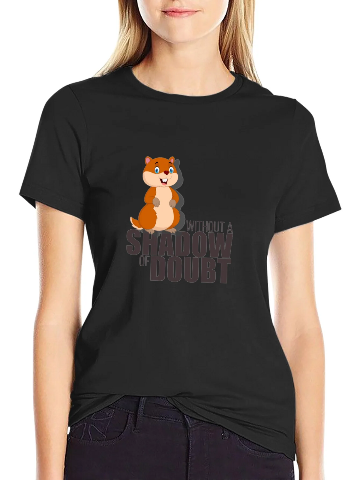 Shadow of Doubt Black Graphic Tee product image 5