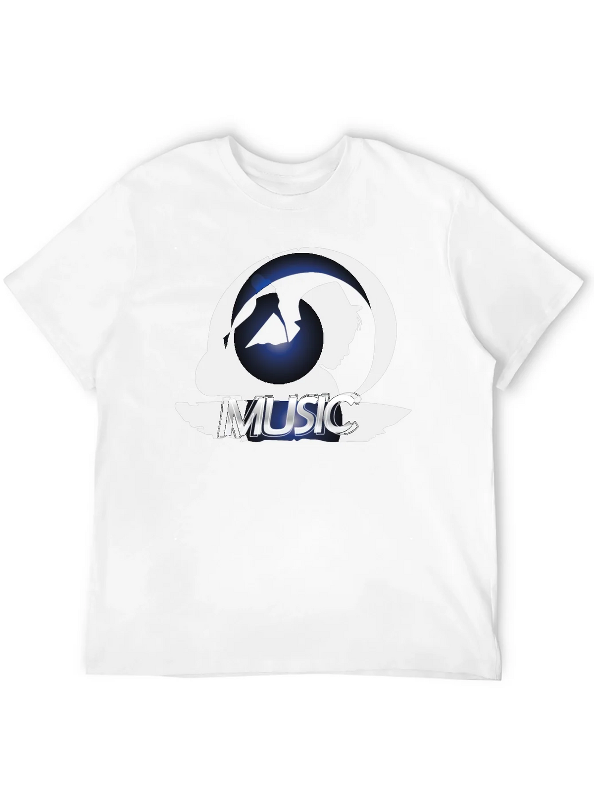 Music Silhouette Graphic T-Shirt product image 3