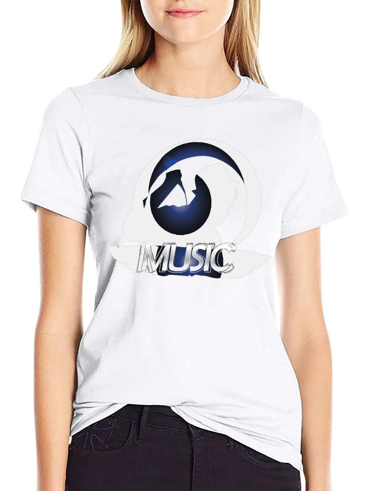 Music Silhouette Graphic T-Shirt product image 11