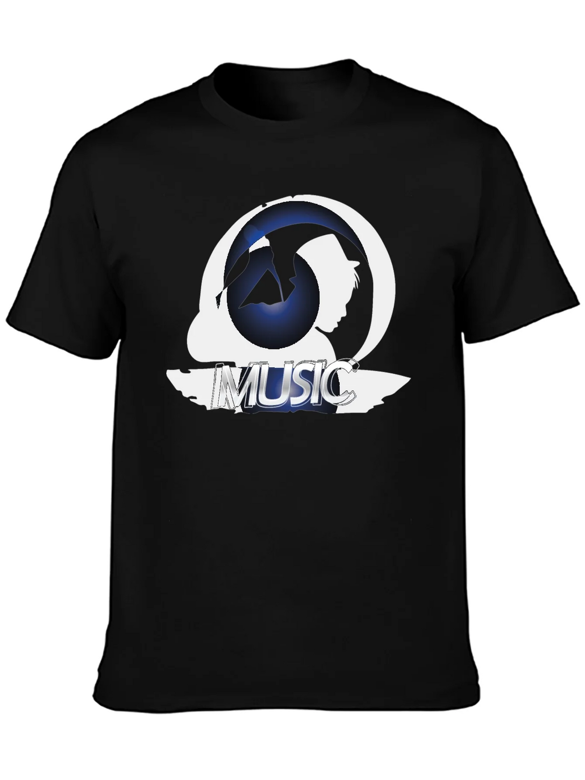 Music Silhouette Graphic T-Shirt product image 6