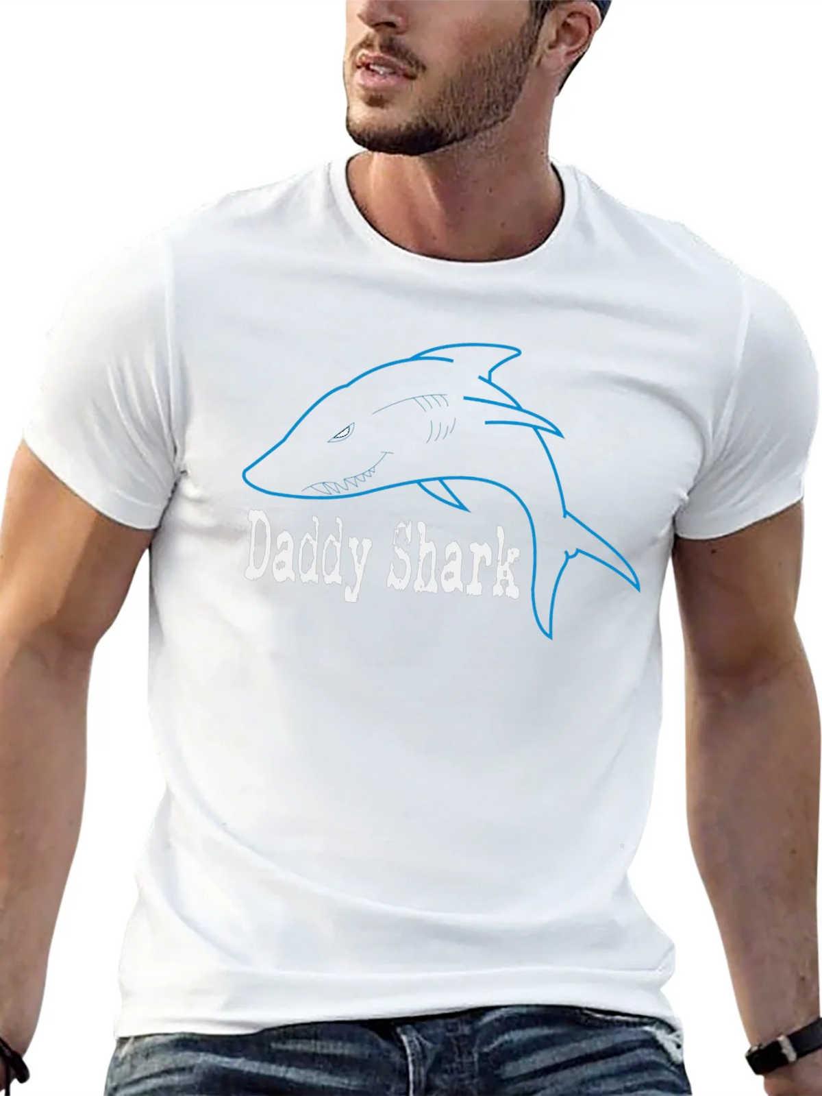 Daddy Shark Graphic T-Shirt product image 4